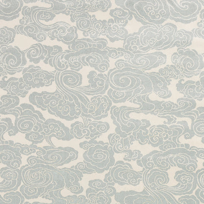SCHUMACHER  CUT & PATTERNED VELVETS SOZAN VELVET   Mist   - 74063