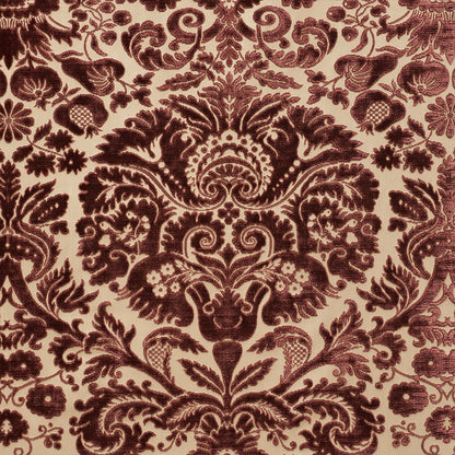 SCHUMACHER  CUT & PATTERNED VELVETS MORIMONT VELVET CUT VELVET,HIGH PERFORMANCE CUT VELVET,HIGH PERFORMANCE ROSEWOOD   - 74072