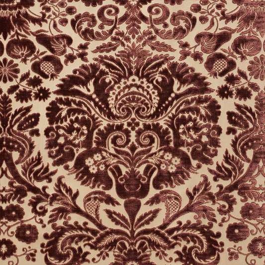 SCHUMACHER  CUT & PATTERNED VELVETS MORIMONT VELVET CUT VELVET,HIGH PERFORMANCE CUT VELVET,HIGH PERFORMANCE ROSEWOOD   - 74072