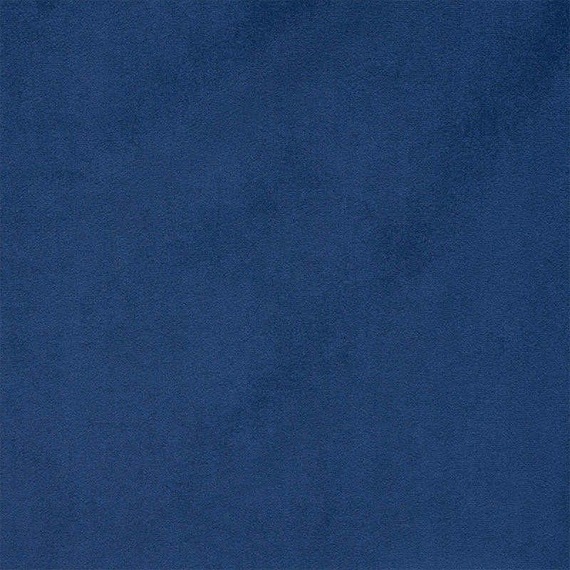 Deep blue suede-like fabric texture swatch with a soft nap, versatile for upholstery or apparel.