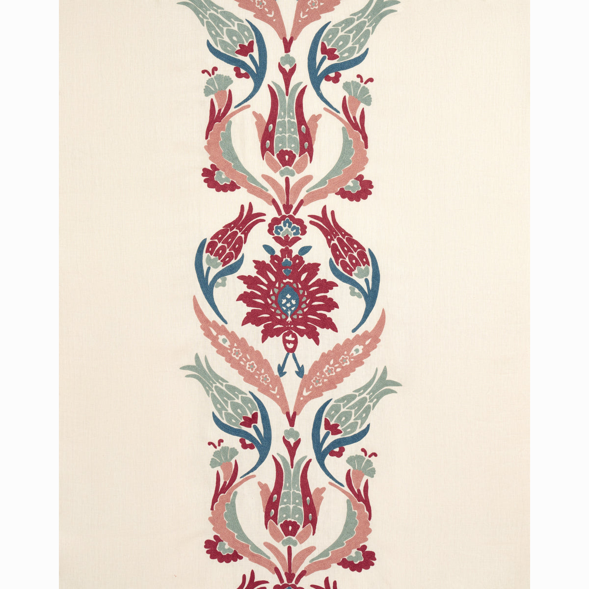 SCHUMACHER  PALAMPORE ANAGADA EMBROIDERY EMBROIDERIES EMBROIDERIES DUSTY ROSE   - 74140