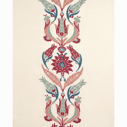 SCHUMACHER  PALAMPORE ANAGADA EMBROIDERY EMBROIDERIES EMBROIDERIES DUSTY ROSE   - 74140