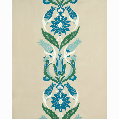 SCHUMACHER  PALAMPORE ANAGADA EMBROIDERY EMBROIDERIES EMBROIDERIES PEACOCK   - 74141