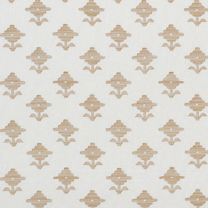 SCHUMACHER FABRIC  EASY ELEMENTS RUBIA EMBROIDERY   IVORY   - 74160