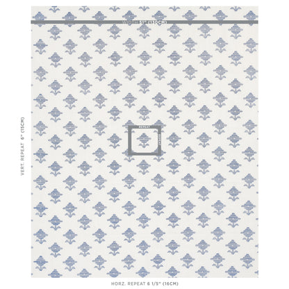 SCHUMACHER  EASY ELEMENTS RUBIA EMBROIDERY EMBROIDERIES EMBROIDERIES BLUE   - 74163