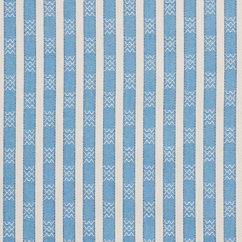 SCHUMACHER  MARK D. SIKES BEVERLY STRIPE PATTERN WOVENS PATTERN WOVENS COBALT   - 74210