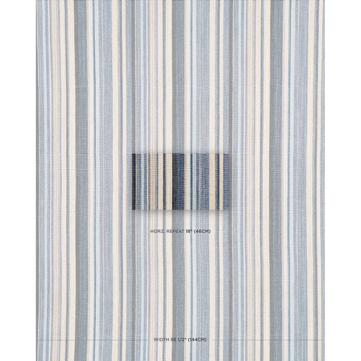 SCHUMACHER  OPEN SKY NEVADO PATTERN WOVENS PATTERN WOVENS DENIM BLUE   - 74412