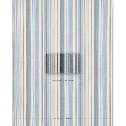 SCHUMACHER  OPEN SKY NEVADO PATTERN WOVENS PATTERN WOVENS DENIM BLUE   - 74412