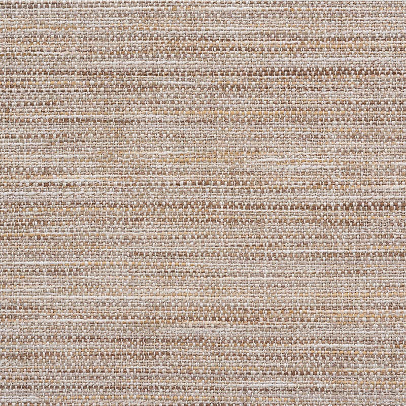 Natural beige woven rug with subtle tan & cream horizontal stripes; textured flatweave.
