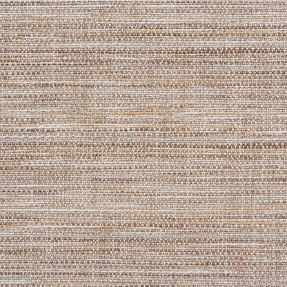 Natural beige woven rug with subtle tan & cream horizontal stripes; textured flatweave.