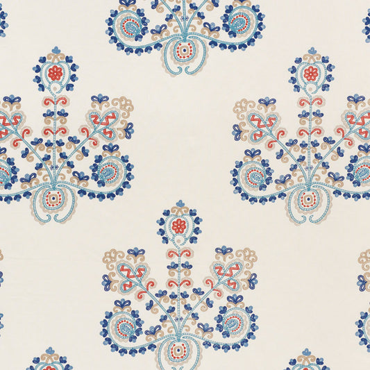 SCHUMACHER  PRIMITIVE BEAUTY ESTRELLA EMBROIDERY EMBROIDERIES EMBROIDERIES INDIGO SPICE   - 74450