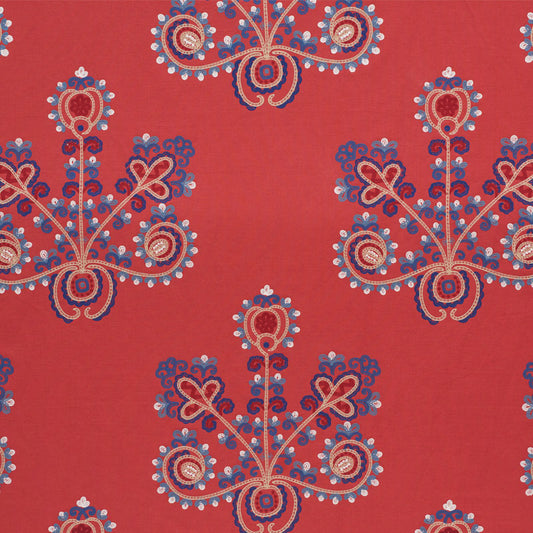 SCHUMACHER  PRIMITIVE BEAUTY ESTRELLA EMBROIDERY EMBROIDERIES EMBROIDERIES VERMILION   - 74451