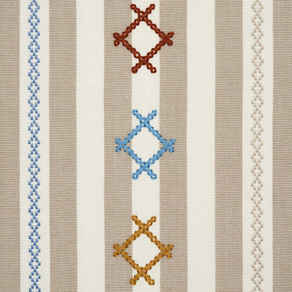 SCHUMACHER  OPEN SKY RHODES STRIPE PATTERN WOVENS PATTERN WOVENS NEUTRAL   - 74463
