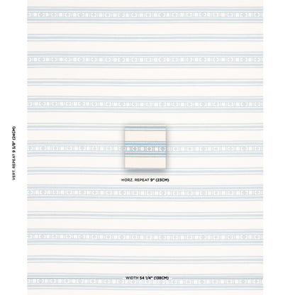 SCHUMACHER  MOON RIVER BUENA VISTA PATTERN WOVENS PATTERN WOVENS SKY   - 74482