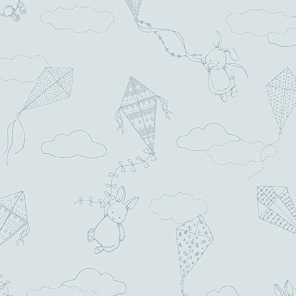 SCHUMACHER  Borastapeter UP & AWAY   SKY , SILVER   - 7461