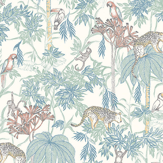SCHUMACHER  Borastapeter WILD JUNGLE   MULTI   - 7462