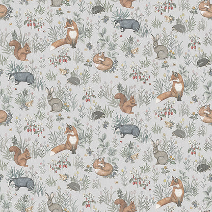 SCHUMACHER WALLCOVERING  BORASTAPETER FOREST FRIENDS MURAL   Multi   - 7480
