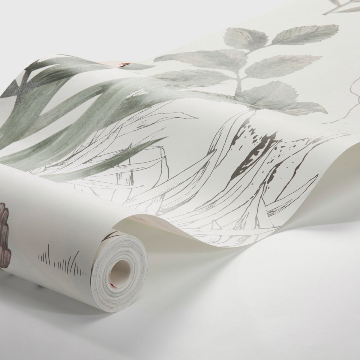 SCHUMACHER WALLCOVERING  BORASTAPETER MAGIC FOREST MURAL   IVORY   - 7481