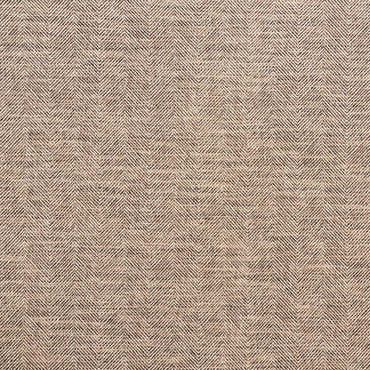 Beige fabric swatch with a taupe center and a woven herringbone border along bottom and right edges.