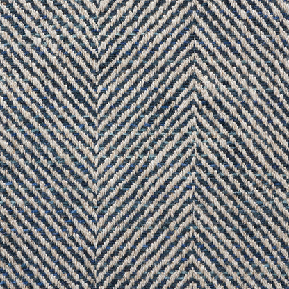 SCHUMACHER  RELAXED GLAMOUR CARO HERRINGBONE PATTERN WOVENS PATTERN WOVENS INDIGO   - 75142