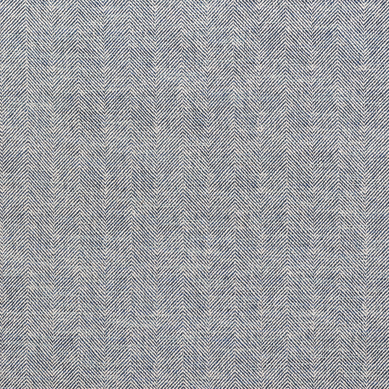 SCHUMACHER  RELAXED GLAMOUR CARO HERRINGBONE PATTERN WOVENS PATTERN WOVENS INDIGO   - 75142