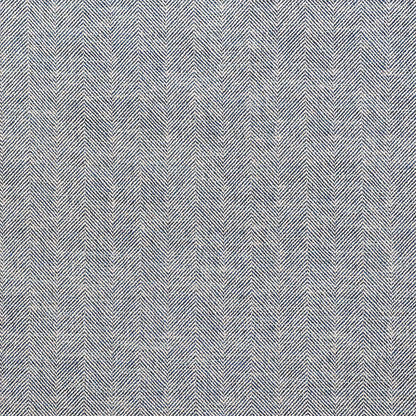 SCHUMACHER  RELAXED GLAMOUR CARO HERRINGBONE PATTERN WOVENS PATTERN WOVENS INDIGO   - 75142