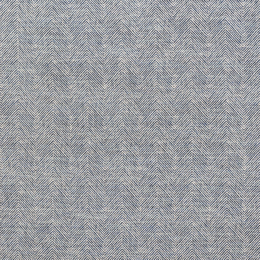 SCHUMACHER  RELAXED GLAMOUR CARO HERRINGBONE PATTERN WOVENS PATTERN WOVENS INDIGO   - 75142