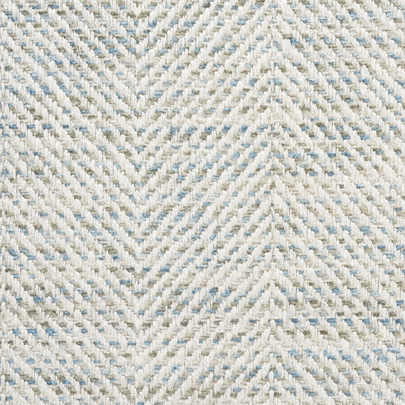 SCHUMACHER  RELAXED GLAMOUR CARO HERRINGBONE PATTERN WOVENS PATTERN WOVENS SKY   - 75143