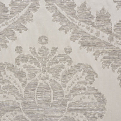 SCHUMACHER  RELAXED GLAMOUR CRAWFORD DAMASK PATTERN WOVENS PATTERN WOVENS PLATINUM   - 75150