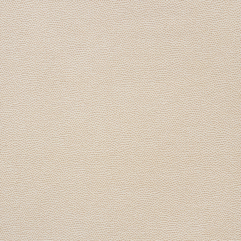 Beige chenille fabric texture close-up; warm tan upholstery material.