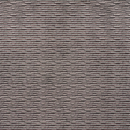 Dark brown-gray woven fabric with tight basket-weave texture, durable upholstery textile.