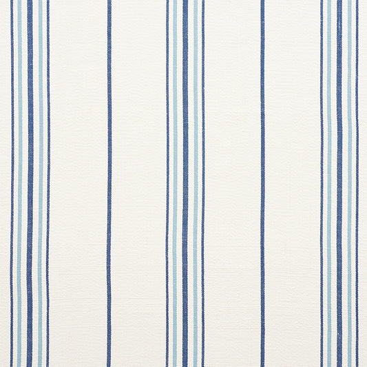 SCHUMACHER  CHAMBRAY SCARSET STRIPE PATTERN WOVENS,HIGH PERFORMANCE PATTERN WOVENS,HIGH PERFORMANCE BLUES   - 75260