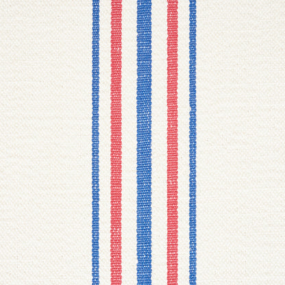 SCHUMACHER  CHAMBRAY SCARSET STRIPE HIGH PERFORMANCE,PATTERN WOVENS HIGH PERFORMANCE,PATTERN WOVENS BLUE  , RED   - 75261