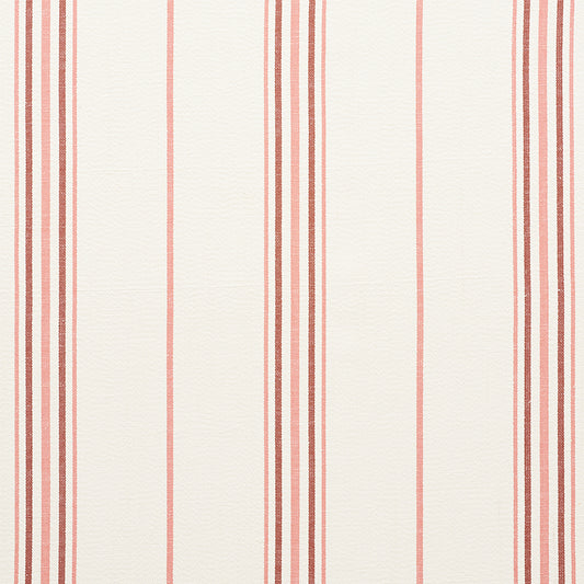 SCHUMACHER  CHAMBRAY SCARSET STRIPE WOVEN WOVEN ROSEWOOD   - 75262