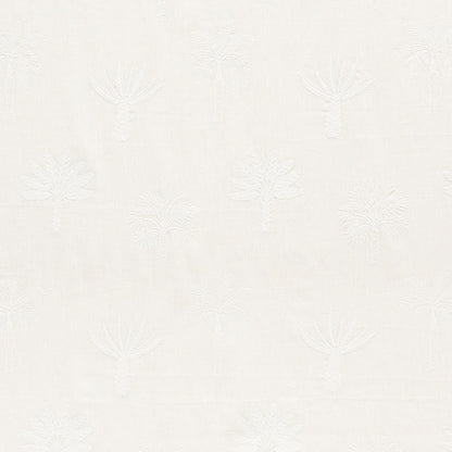 SCHUMACHER  NAUTILUS PALMETTO BEACH EMBROIDERY EMBROIDERIES EMBROIDERIES IVORY   - 75302