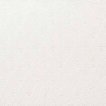 Cream textured fabric with a subtle chevron zigzag weave, soft, versatile upholstery or drapery material.