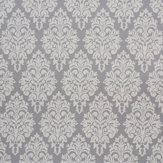SCHUMACHER  THE GOOD LIFE INDOOR/OUTDOOR DAUPHINE DAMASK INDOOR/OUTDOOR PATTERN WOVENS,HIGH PERFORMANCE,INDOOR/OUTDOOR PATTERN WOVENS,HIGH PERFORMANCE,INDOOR/OUTDOOR SLATE   - 75410