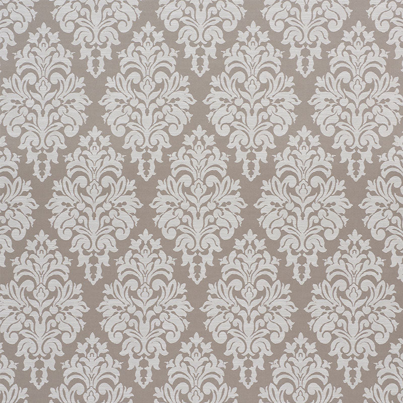 SCHUMACHER  THE GOOD LIFE INDOOR/OUTDOOR DAUPHINE DAMASK INDOOR/OUTDOOR PATTERN WOVENS,HIGH PERFORMANCE,INDOOR/OUTDOOR PATTERN WOVENS,HIGH PERFORMANCE,INDOOR/OUTDOOR TAUPE   - 75411