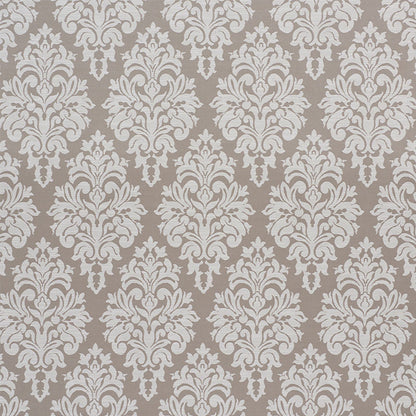 SCHUMACHER  THE GOOD LIFE INDOOR/OUTDOOR DAUPHINE DAMASK INDOOR/OUTDOOR PATTERN WOVENS,HIGH PERFORMANCE,INDOOR/OUTDOOR PATTERN WOVENS,HIGH PERFORMANCE,INDOOR/OUTDOOR TAUPE   - 75411