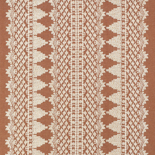 SCHUMACHER  NEW TRADITIONAL Wentworth Embroidery EMBROIDERIES EMBROIDERIES RUST   - 75470
