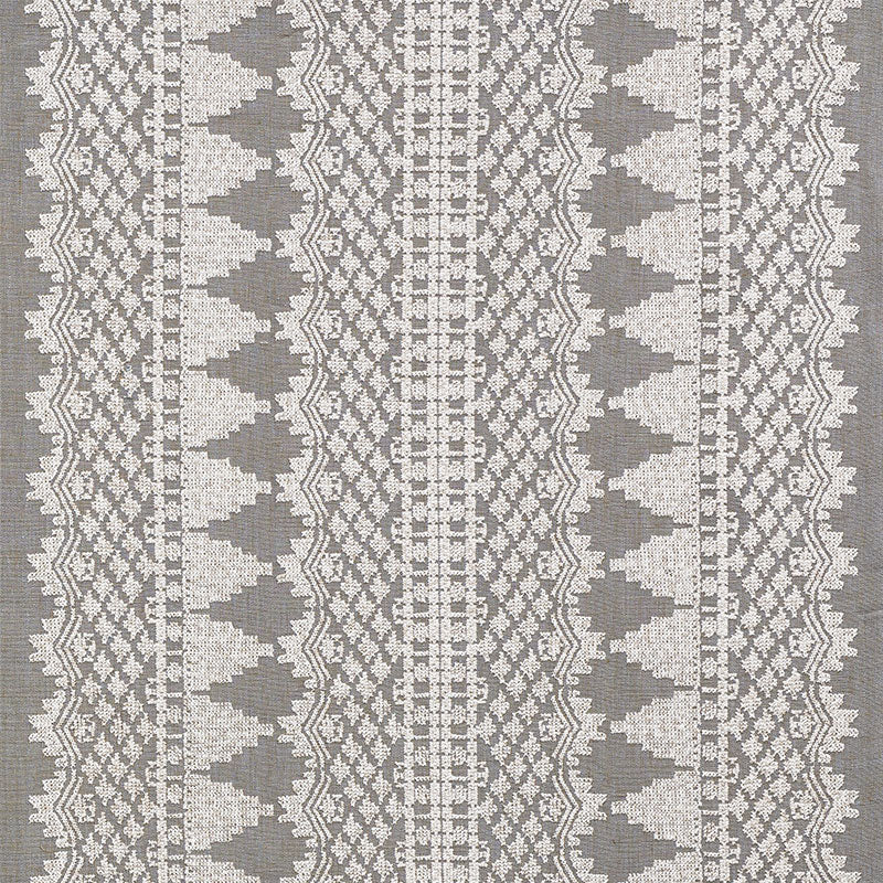 SCHUMACHER  NEW TRADITIONAL Wentworth Embroidery EMBROIDERIES EMBROIDERIES HAZE   - 75471