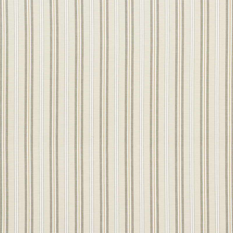 Beige, cream and taupe striped wallpaper with slim vertical lines for a timeless, neutral decor.