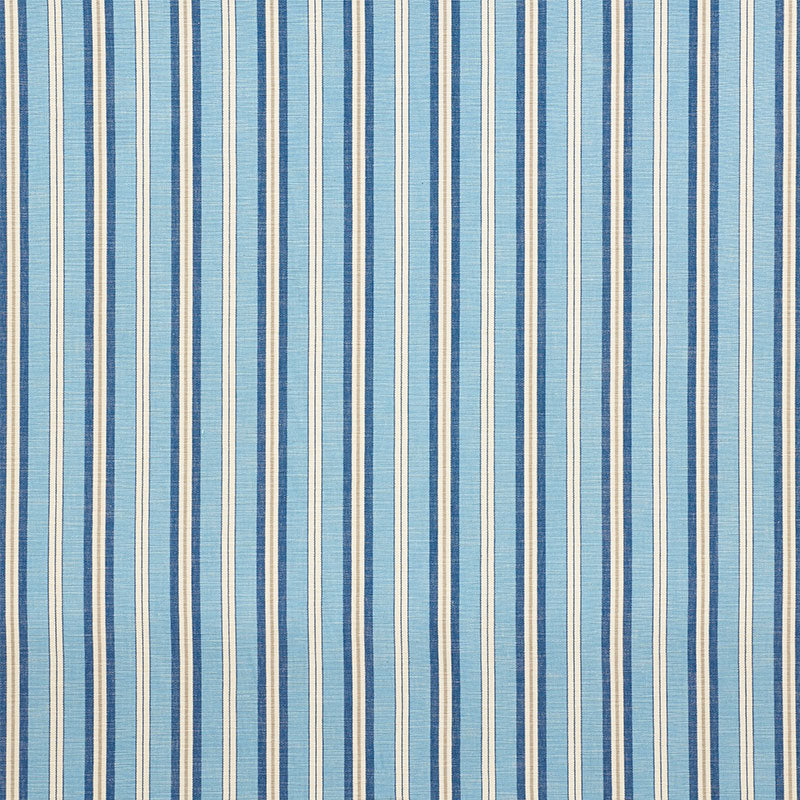 SCHUMACHER  NEW TRADITIONAL LEWIS STRIPE PATTERN WOVENS,HIGH PERFORMANCE PATTERN WOVENS,HIGH PERFORMANCE BLUE   - 75503