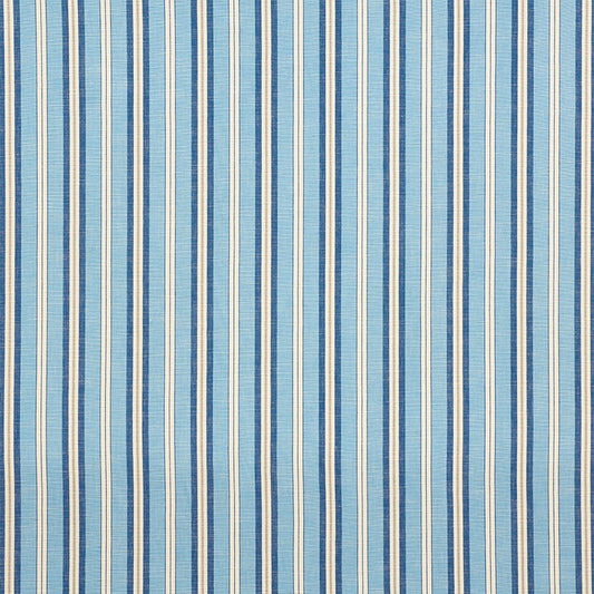 SCHUMACHER  NEW TRADITIONAL LEWIS STRIPE PATTERN WOVENS,HIGH PERFORMANCE PATTERN WOVENS,HIGH PERFORMANCE BLUE   - 75503