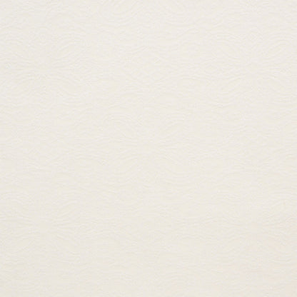 Cream textured wallpaper with subtle embossed leaf-wave pattern.
