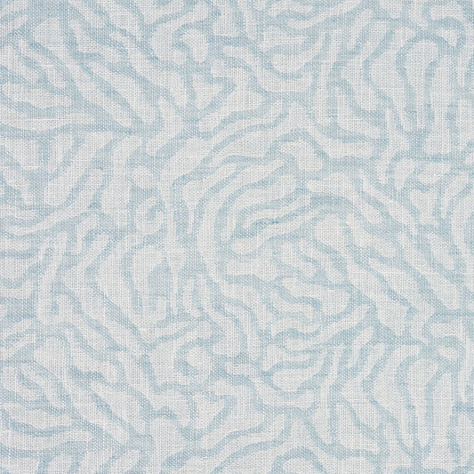 SCHUMACHER  NEW TRADITIONAL CORA DOUBLE FACE CASEMENT PATTERN WOVENS PATTERN WOVENS SKY   - 75521