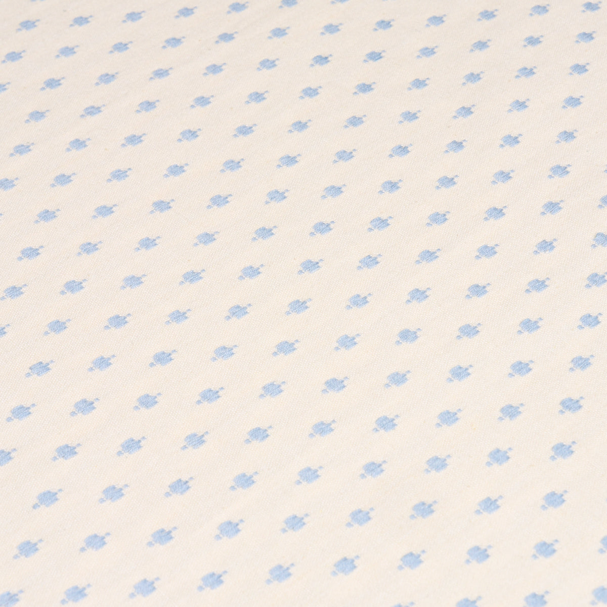 SCHUMACHER FABRIC  NEW TRADITIONAL BARLOW   SKY   - 75532