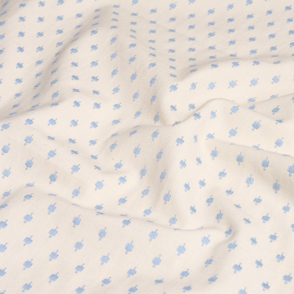 SCHUMACHER FABRIC  NEW TRADITIONAL BARLOW   SKY   - 75532