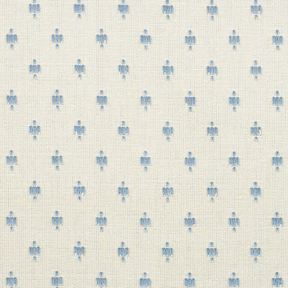 SCHUMACHER FABRIC  NEW TRADITIONAL BARLOW   SKY   - 75532