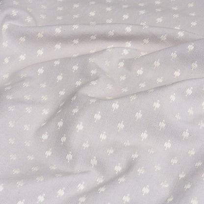 SCHUMACHER  NEW TRADITIONAL BARLOW PATTERN WOVEN PATTERN WOVEN IVORY ON GREY   - 75535